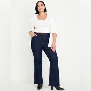 Old Navy Women's High-Wais‎ ted Wow Flare Jeans